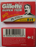 Gillette Super Thin (Vietnam) Double Edge Razor Shaving Blades-6000 Blades