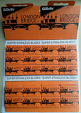 Gillette London Bridge Double Edge Razor Shaving Blades