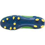 PUMA Mens Evospeed 5 FG Football Boots Green/Blue/Yellow | Size: UK 9