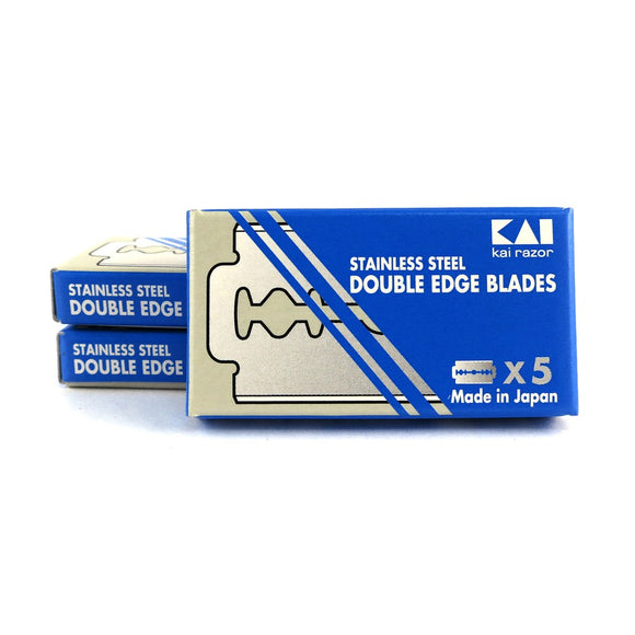 Kai Stainless Double Edge Razor Shaving Blades | Made in JAPAN