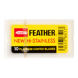 Feather Platinum Coated Double Edge Shaving Blades - 100 Blades OFFER
