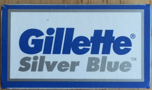 Gillette Silver Blue Double Edge Razor Shaving Blades-10,000 Blades