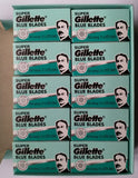 Gillette Super Blue Double Edge Razor Shaving Blades