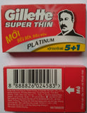 Gillette Super Thin (Vietnam) Double Edge Razor Shaving Blades