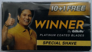Gillette Winner Platinum Double Edge Razor Shaving Blades-8,800 Blades