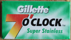 Gillette 7 o'clock Super Stainless DE Blades Made in Russia - 5000 Blades