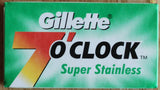 Gillette 7 o’clock Super Stainless Double Edge Razor Shaving Blades