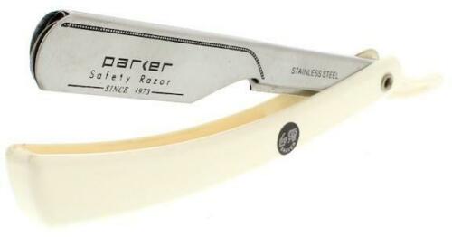 Parker PTW- Stainless Steel Push Type Barber | Shavette Razor