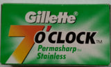 Gillette 7 O'clock Permasharp Stainless Double Edge Shaving Blades