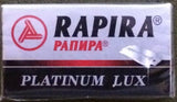 RAPIRA Platinum Lux Double Edge Razor Shaving Blades