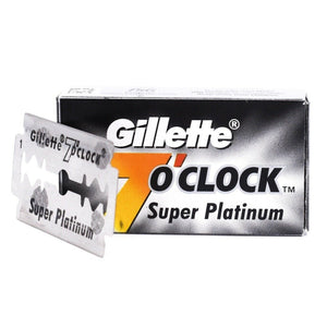 Gillette 7 o clock Super Platinum Double Edge Shaving Blades