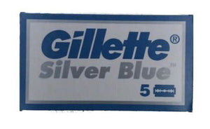 Gillette Silver Blue Double Edge Razor Shaving Blades - NEW packaging
